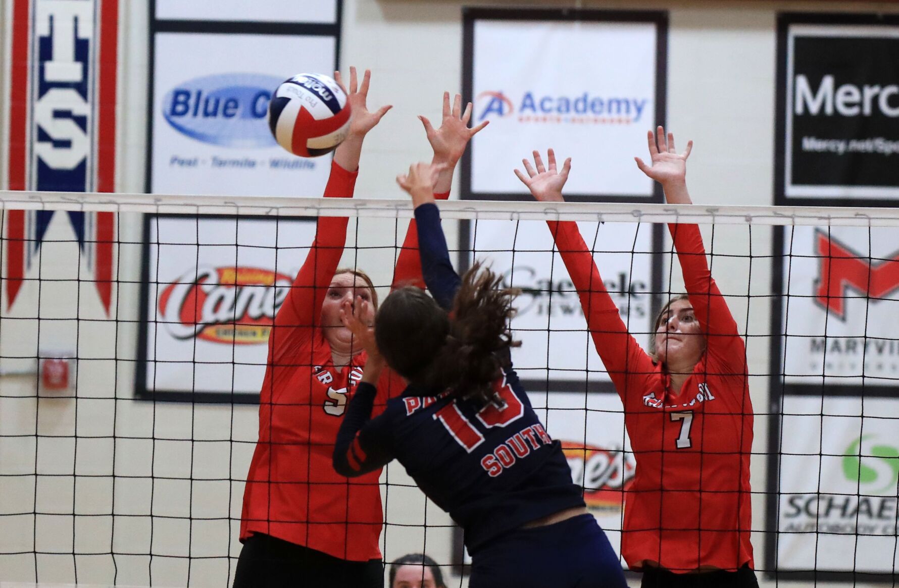 Kirkwood vs. Parkway South girls volleyball